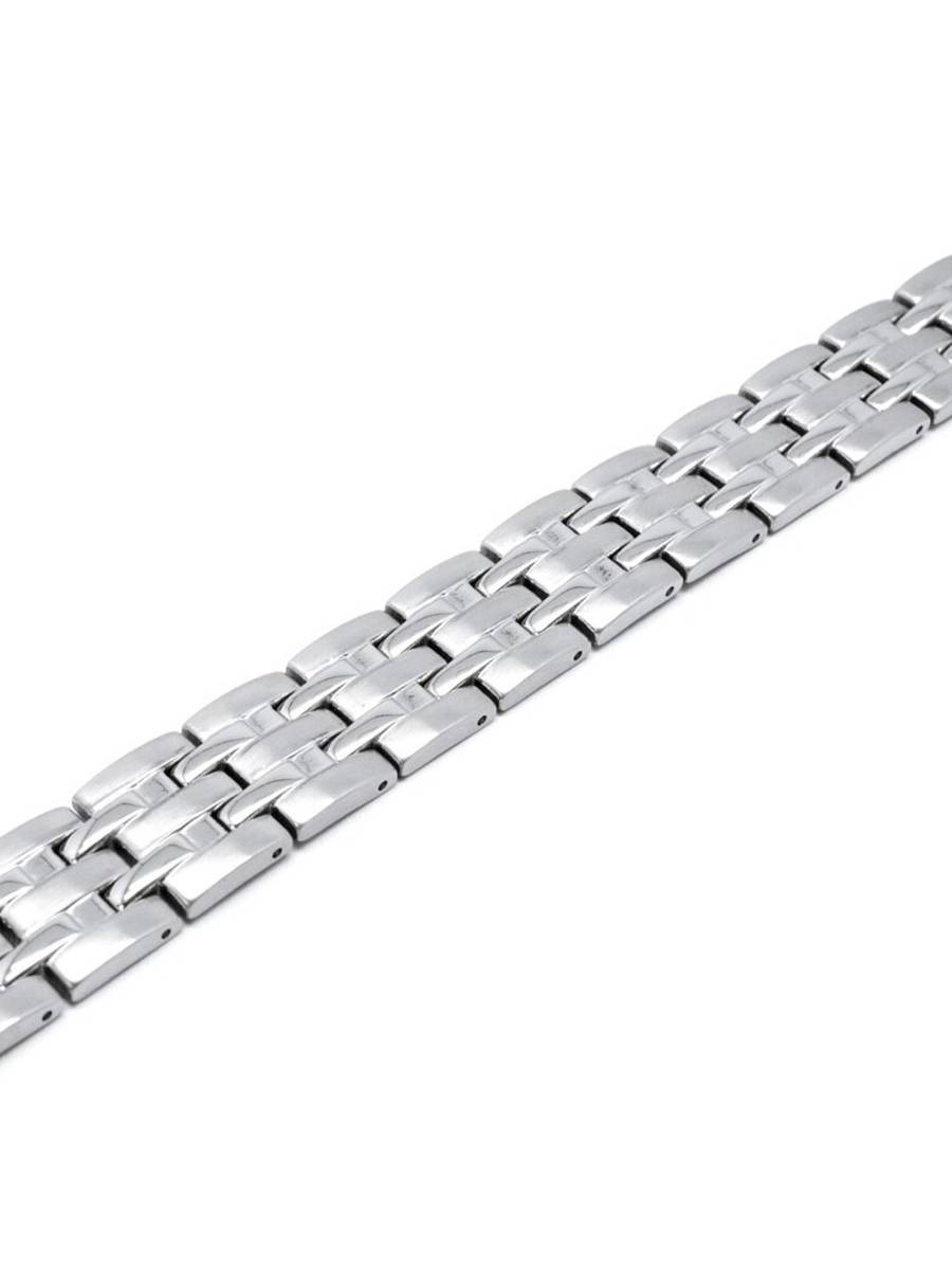 Luxor Royal Silver - стальной лечебный магнитный браслет