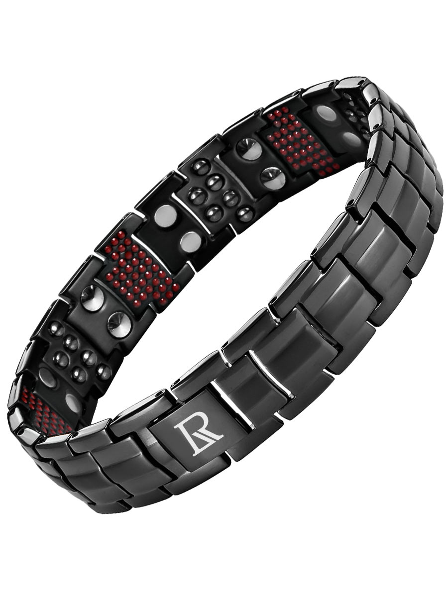 Титановый магнитный браслет Luxorium Премиум Black черный от давлениякупить в магазине Москвы, выгодная цена от производителя, гарантия качества