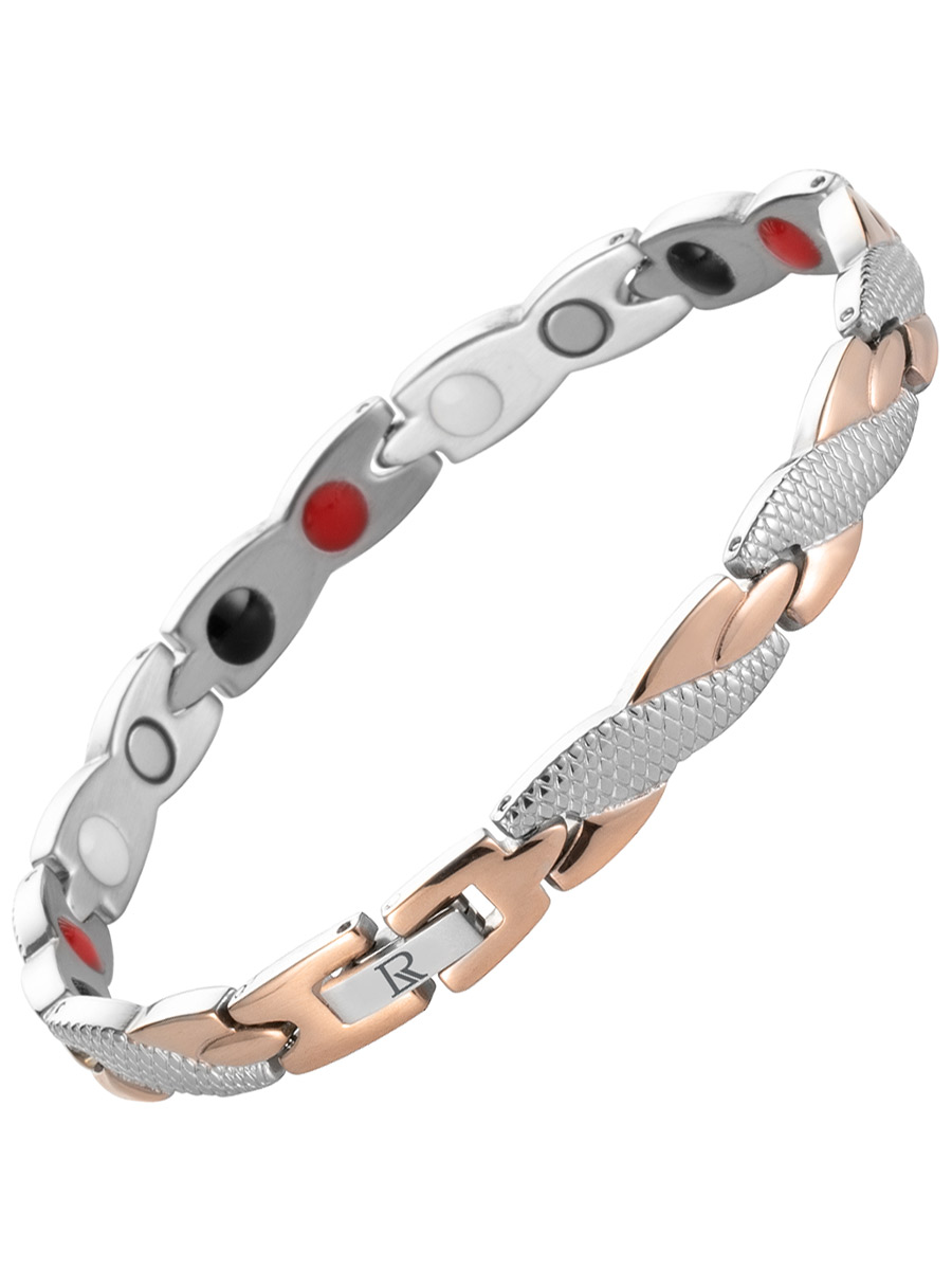 Купить Luxorium Змеючка - стальной лечебный магнитный браслет женский на руку от давления