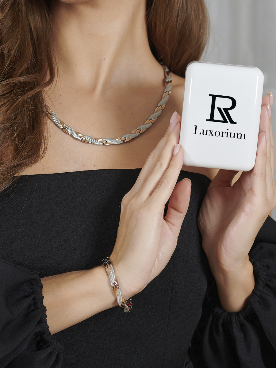 Женское магнитное ожерелье Luxorium Змеючка от давления купить в интернет магазине