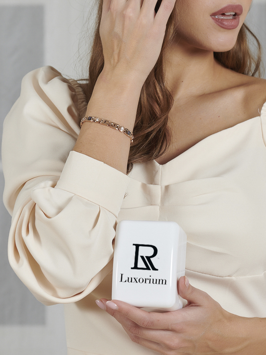 Золотистый магнитный браслет от давления женский Чероки Gold в магазине Luxorium