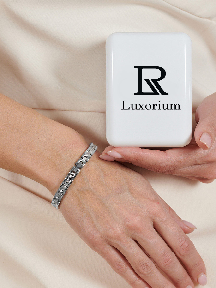 Купить женский магнитный браслет на руку от давления Luxorium Noel