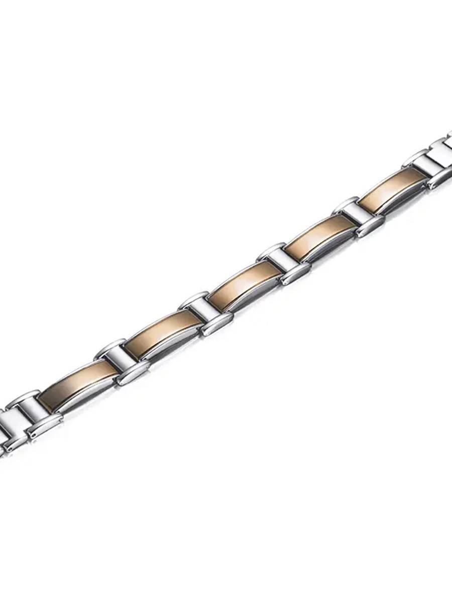 Luxor Vix Rose Gold - стальной лечебный магнитный браслет