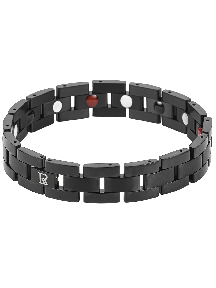 Luxorium Style Black - стальной лечебный магнитный браслет на руку от давления женский энергетический аксессуар для красоты и здоровья
