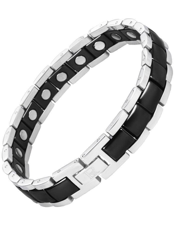 Luxorium Roca Black - керамический лечебный магнитный браслет женский на руку от давления, энергетический аксессуар для красоты и здоровья